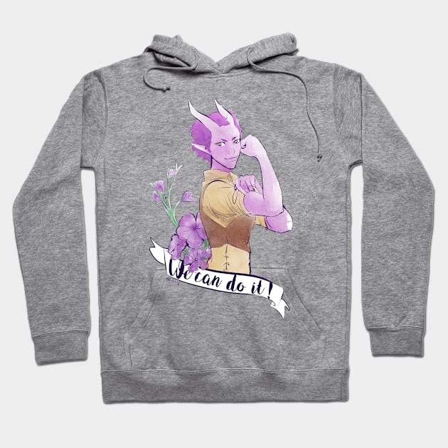 We Can Do It! Hoodie by TheBroadswords